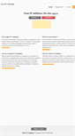 Mobile Screenshot of getmyipaddress.org